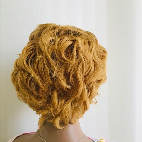 Two-Tone Messi Yannick Curls Hair  Look Very Natural With Lace At The Front - Picture 4 of 4